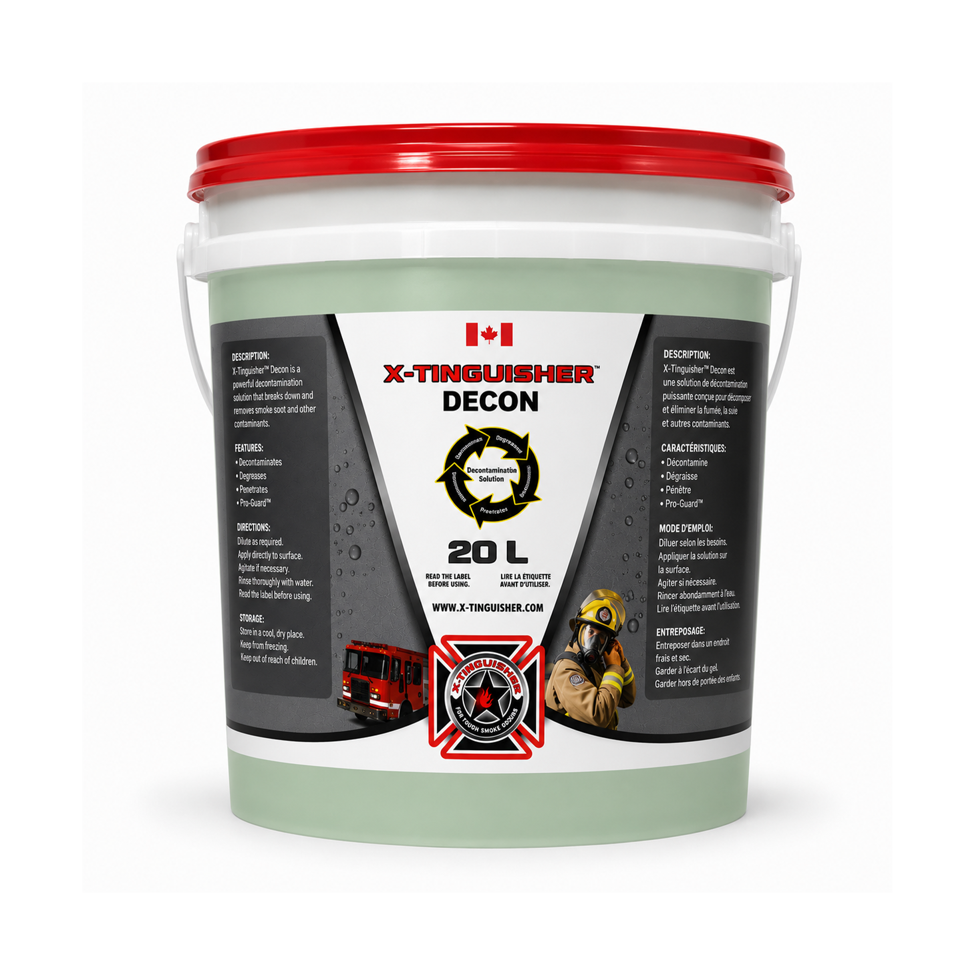 X-Tinguisher Decon Bunker Gear – 20 L