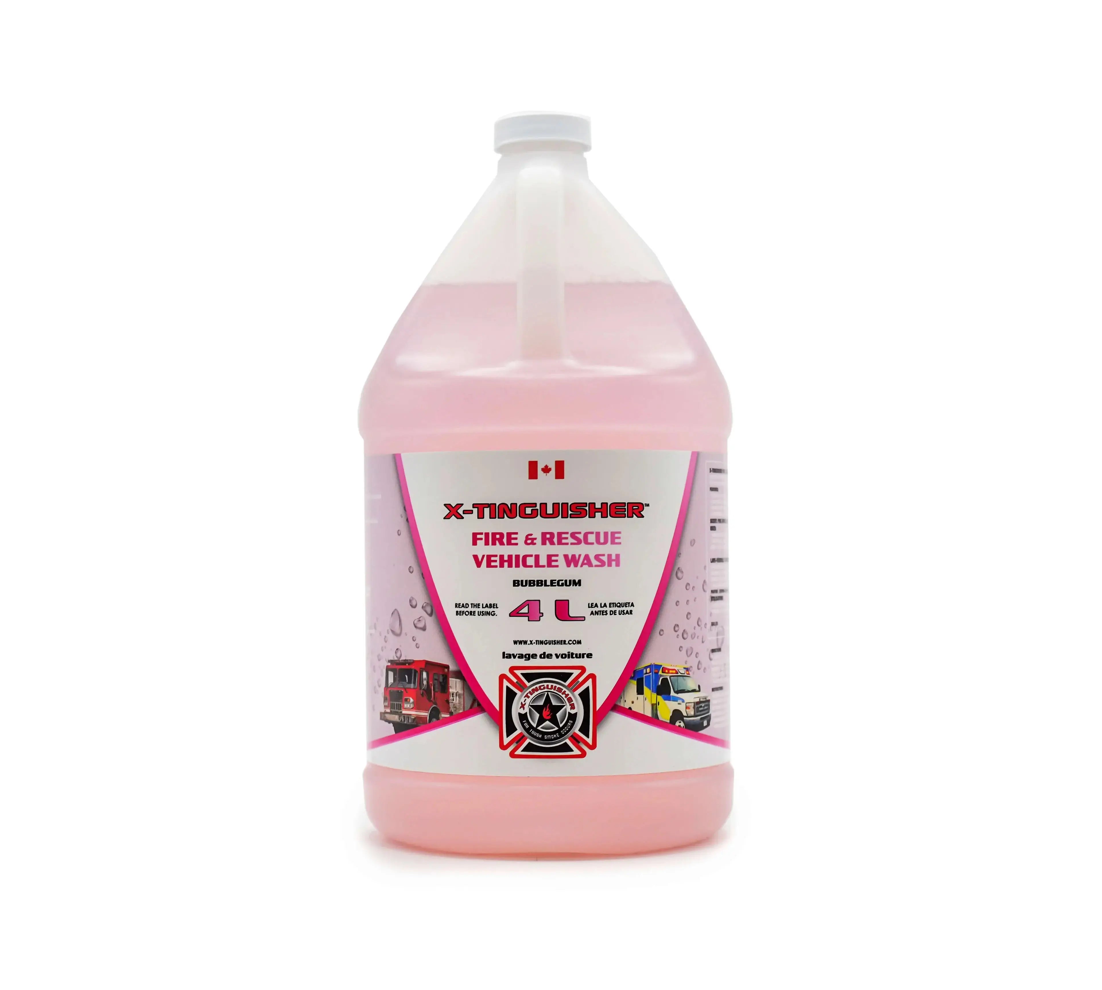 Fire Rescue Vehicle Wash Pink Bubble Gum 4L