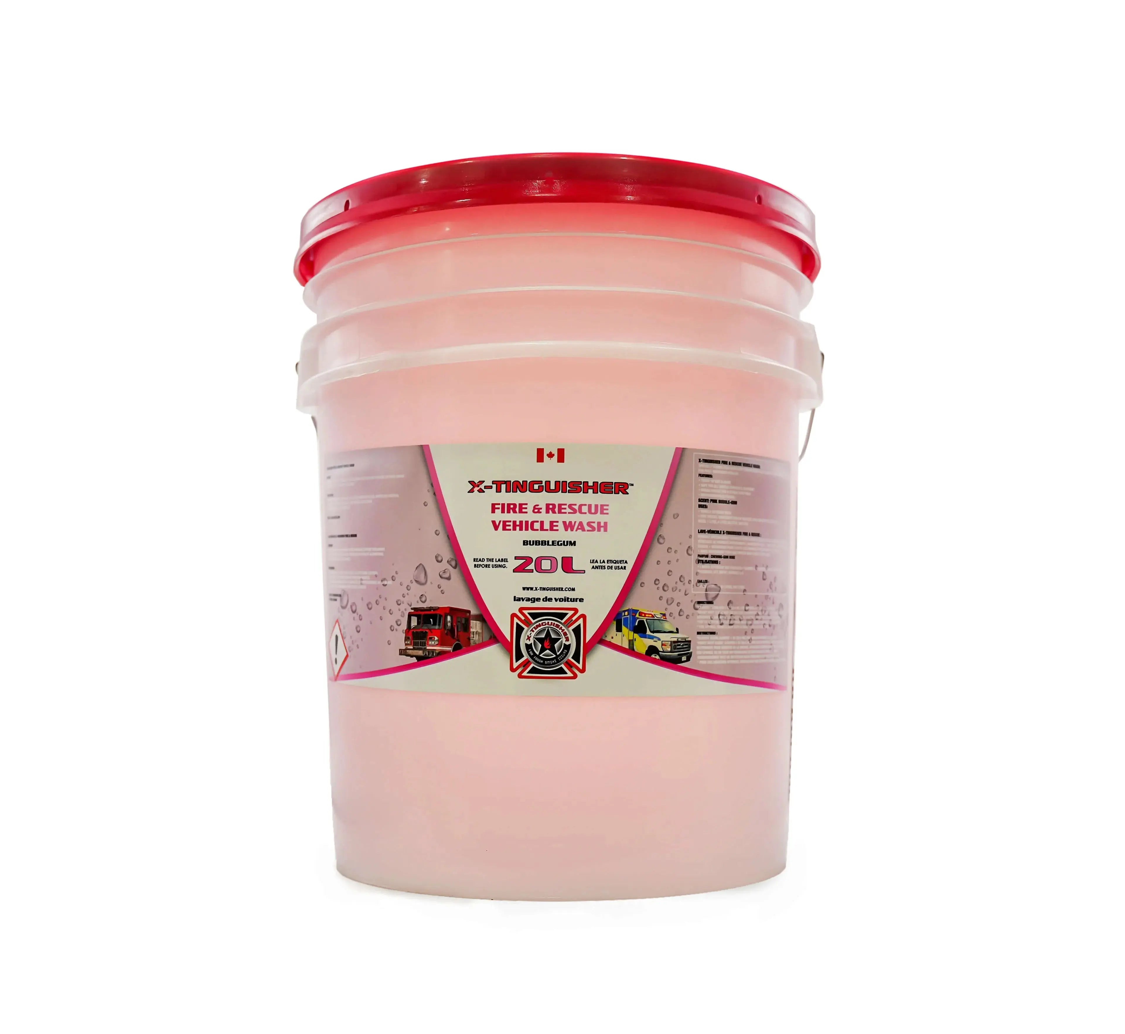 Fire Rescue Vehicle Wash Pink Bubble Gum 20L