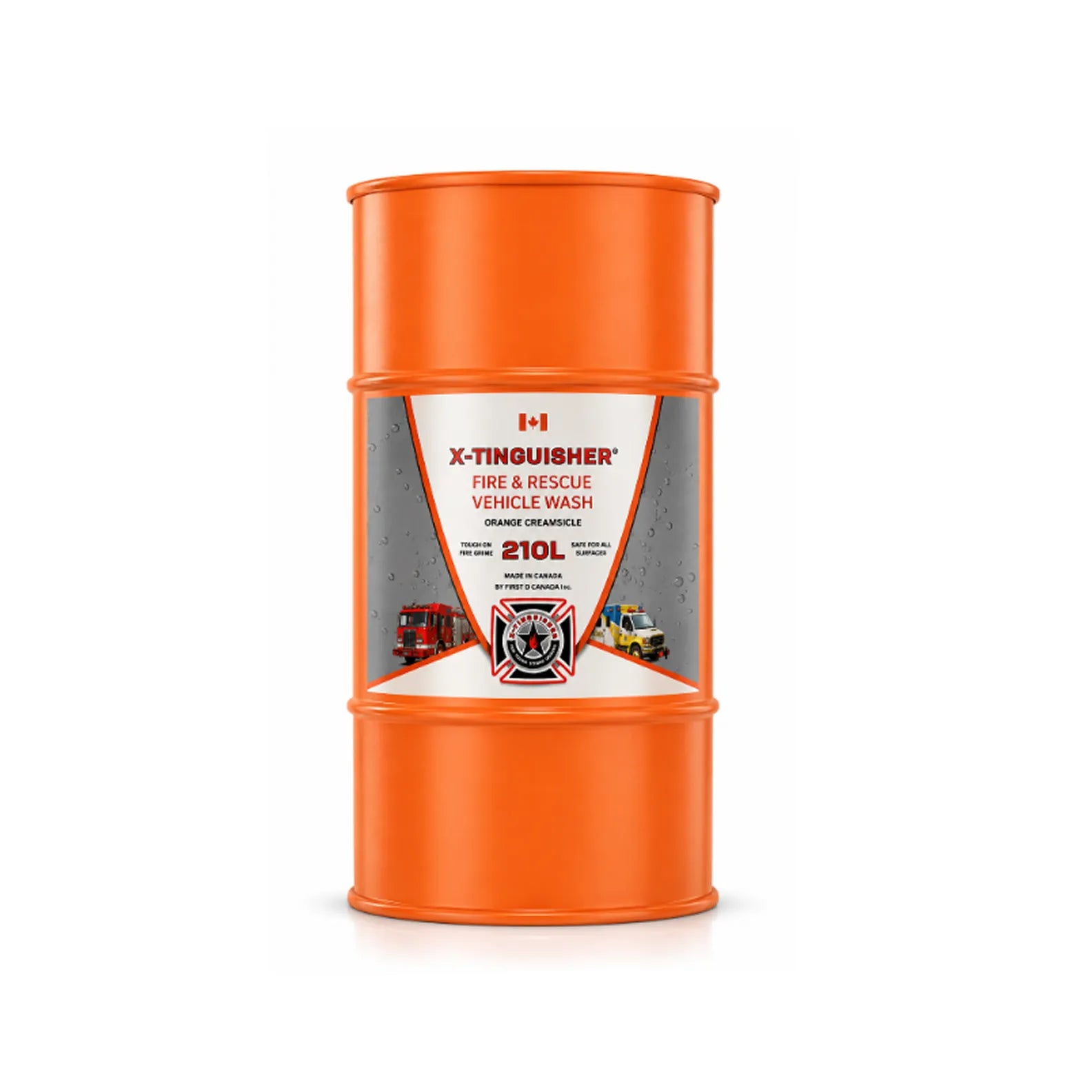 Fire Rescue Vehicle Wash – Orange Creamsicle (Drum Size)